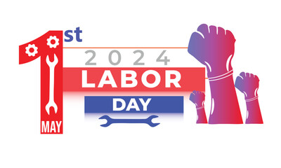 Labor Day. background, banner, card, poster, template. Vector illustration.