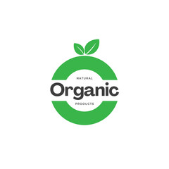 Organic eco friendly logo