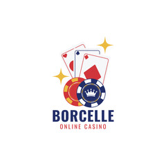 Borcelle poker gambling logo