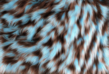 blue fur texture black background