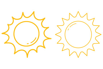 the sunshine on the sunny day in summer, the sunlight with warm season, sun in the solar system of universe