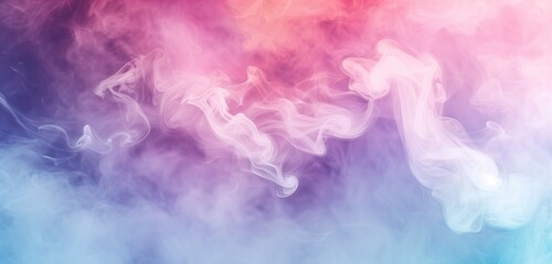Colorful smoke background, pastel colors, abstract background