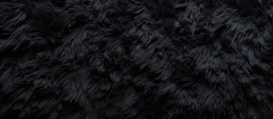 A detailed closeup of a rich brown fur pattern against a dark soil background, reminiscent of the darkness of a rock, captured in monochrome photography - obrazy, fototapety, plakaty