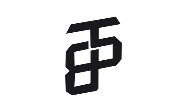 TBP custom letter logo vector 