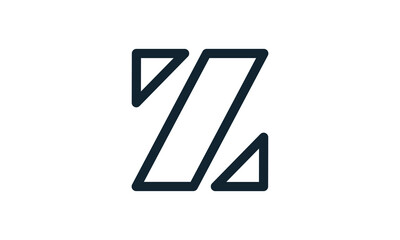 Z custom letter icon logo vector 