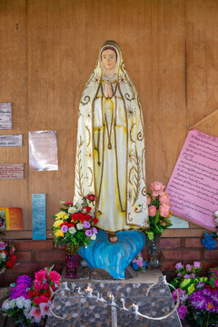 Escultura de Virgen María, Calbuco, Chile año 2023