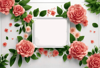 EPS Mother's frame Happy quote banners square cute signs hand decorated prints lettering invitations cards white background posters flowers day' leaves etc Mother Day