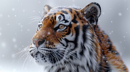 Obraz premium white bengal tiger