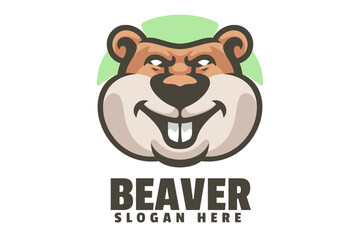 Beaver Mascot Logo Design