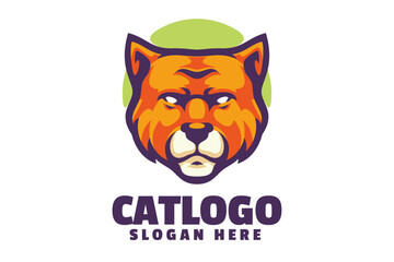Cat  Mascot Logo Design