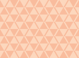 Seamless pink african ethnic triangular geo pattern vector - 758555175
