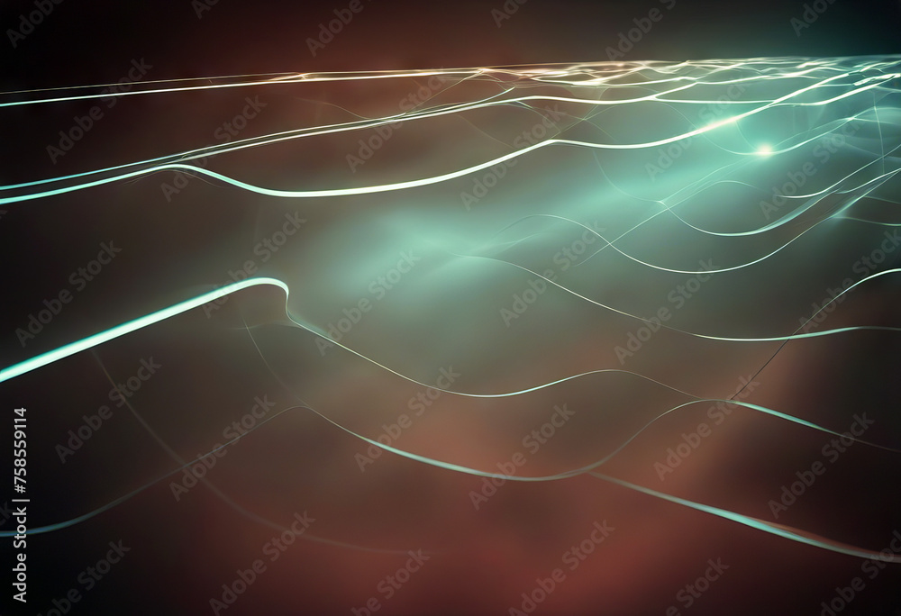 Aufkleber Abstract background with circle line on dark. stock illustrationClock Time Circle Backgrounds Technology