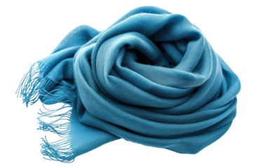 Sky Blue Neckpiece isolated on transparent Background