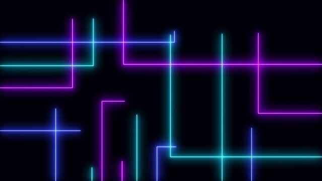 abstract neon frame background