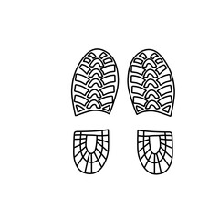 Shoeprint Doodle 