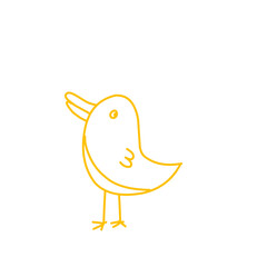 Cute Childish Doodle Drawing 