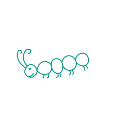 Cute Childish Doodle Drawing 