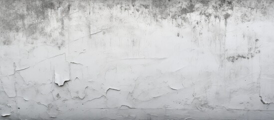 A monochrome photo of a freezing winter scene with a grey concrete wall covered in snow. The tints and shades create a stark contrast against the white backdrop - Powered by Adobe