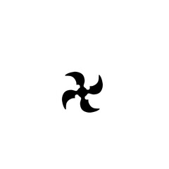 Ninja Shuriken Silhouette 