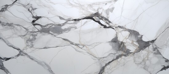 Statuario marble texture, polished Carrara stone for interior decoration with ceramic tiles.
