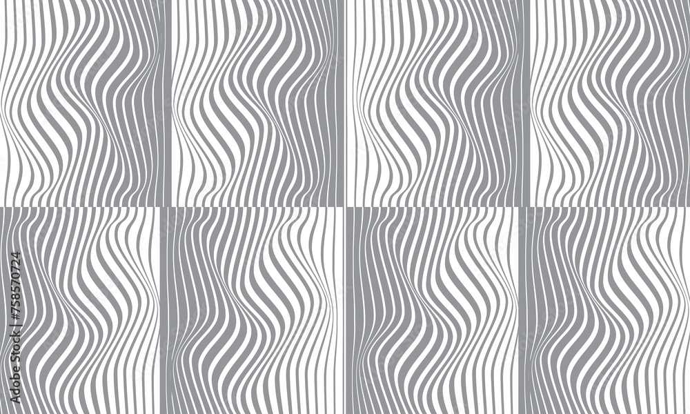 Poster abstract geometric pattern art vector illustration.