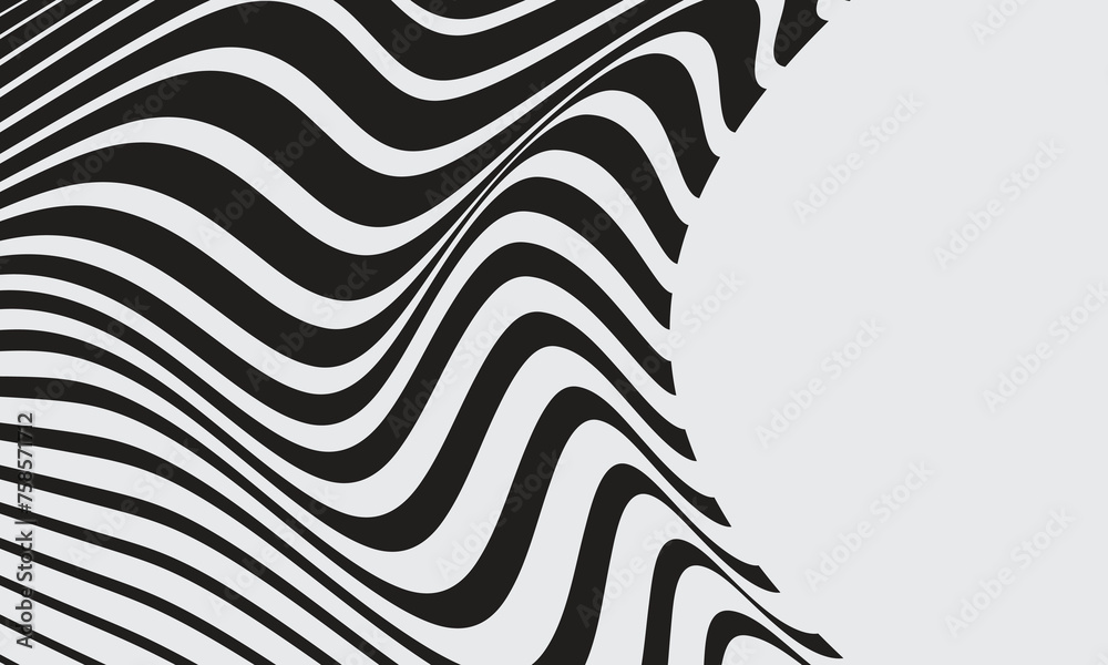 Poster abstract geometric pattern art vector illustration.