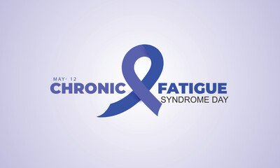 Chronic Fatigue Syndrome day. background, banner, card, poster, template. Vector illustration.