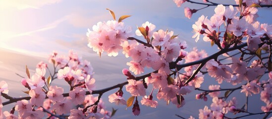 A beautiful morning blossom, a daily sight