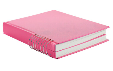 Blush Notebook isolated on transparent Background