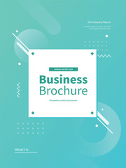 비즈니스 브로슈어 표지 템플릿 05