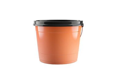 Resin Bucket isolated on transparent Background