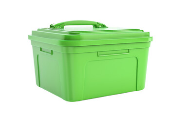 Polymer Storage Box isolated on transparent Background