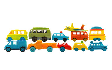 Mobile Plastic Toys isolated on transparent Background
