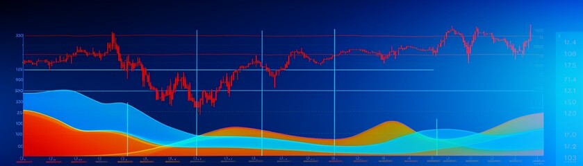 Digital interface displaying live stock market data, including equities, dividends, and portfolio trends