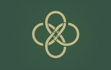 St. Patrick's Day, minimalism logo 