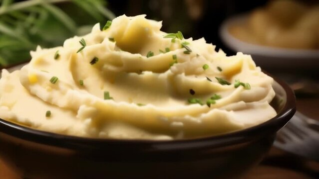 Glistening with slowroasted garlics sweet and earthy essence, these mashed potatoes boast a creamy, luxurious mouthfeel that pairs flawlessly with any main course.