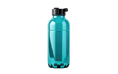 Exercise Water Bottle isolated on transparent Background