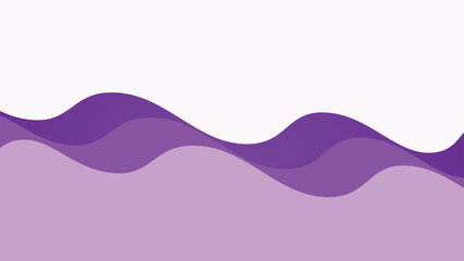 Purple wave element vector image for backdrop or presentation