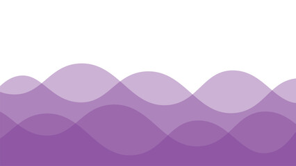 Purple wave element vector image for backdrop or presentation