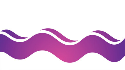 Purple wave element vector image for backdrop or presentation