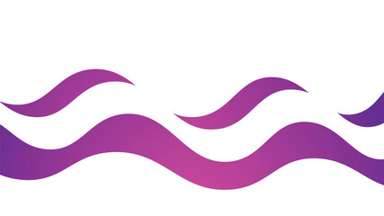 Purple wave element vector image for backdrop or presentation