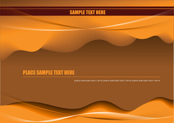 Abstract hi-tech background. Vector desert colored illustration