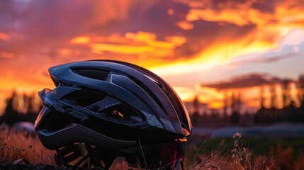 Fototapeta na wymiar unique design helmet. unique colour concept.