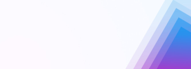 Abstract geometrical white digital web horizontal banner design template blank with place for text . Square purple pink blue transparent stripes lines shapes