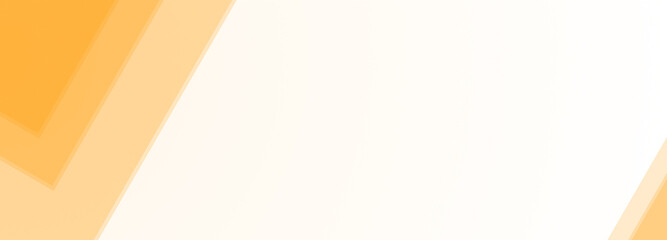 Abstract geometrical white digital web horizontal banner design template blank with place for text . Square yellow orange transparent stripes lines shapes