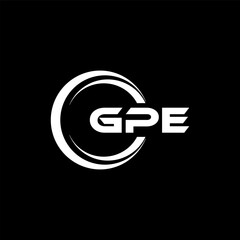 GPE Logo Design, Inspiration for a Unique Identity. Modern Elegance and Creative Design. Watermark Your Success with the Striking this Logo.