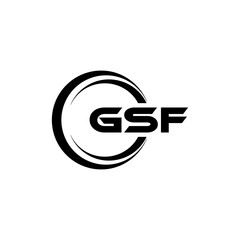 GSF Logo Design, Inspiration for a Unique Identity. Modern Elegance and Creative Design. Watermark Your Success with the Striking this Logo.