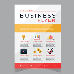 Set of Flyer design layout for business. Abstract with color vector illustration on background. Good for annual report, industrial catalog, corporate design