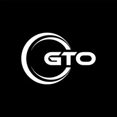 GTO Logo Design, Inspiration for a Unique Identity. Modern Elegance and Creative Design. Watermark Your Success with the Striking this Logo.