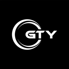 GTY Logo Design, Inspiration for a Unique Identity. Modern Elegance and Creative Design. Watermark Your Success with the Striking this Logo.